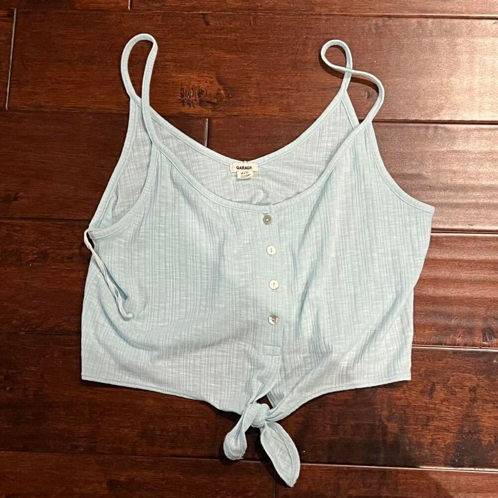 Garage Women's Blue Tank Top Size M